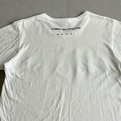 Rare COMME des GARCONS × KAWS T-shirt, short-sleeved, white, size S