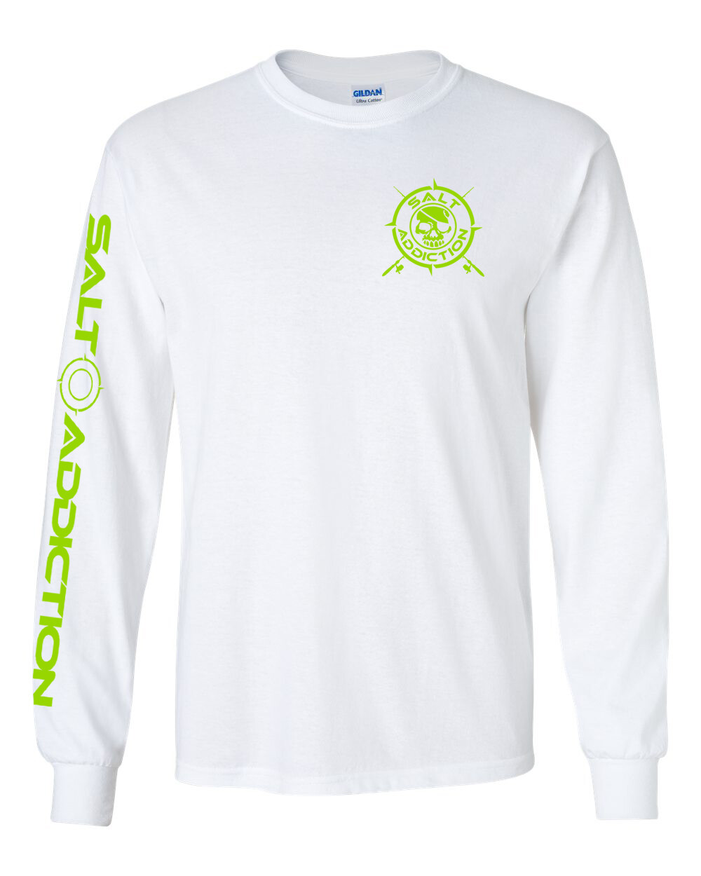 Salt Addiction t shirt long sleeve men's saltwater fishing rod Nautical apparel gallery