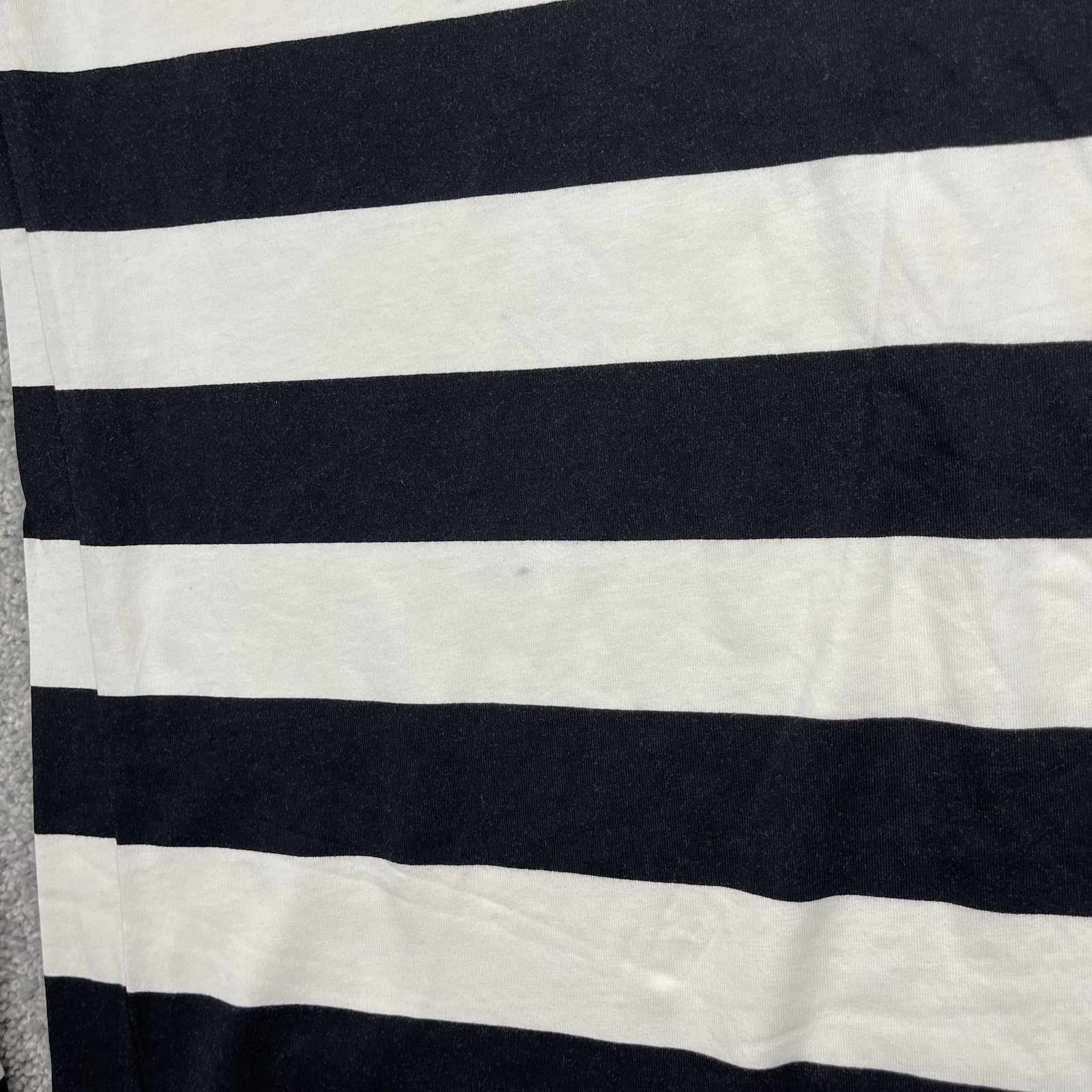 Kill Star Wednesday Shirt Adult Small White Striped Long Sleeve Crew Neck gallery