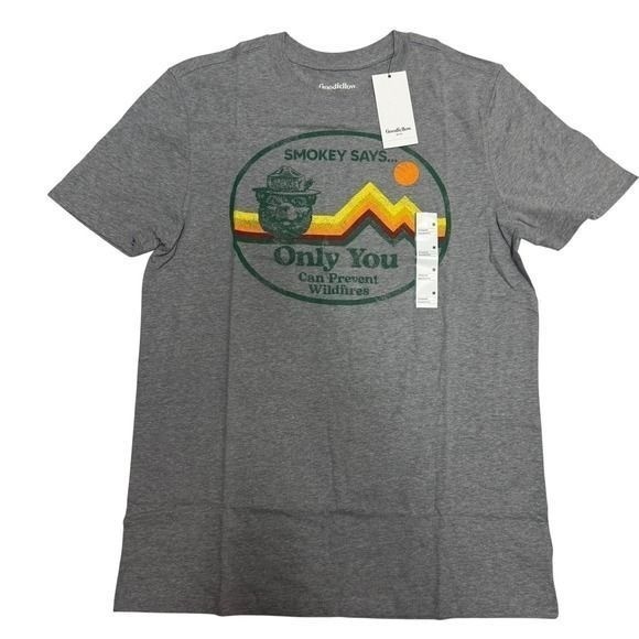 New- GoodFellow Smokey The Bear Graphic T-Shirt Men’s Medium’Only You’ Shirt.