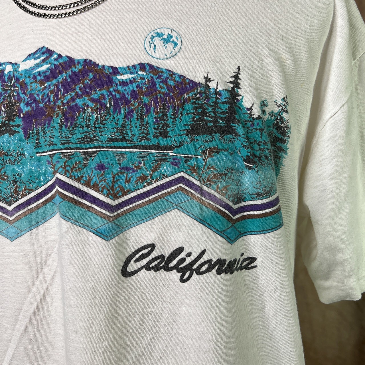 Vintage 90s California T-Shirt Mountain White Forest Wilderness Single Stitch gallery