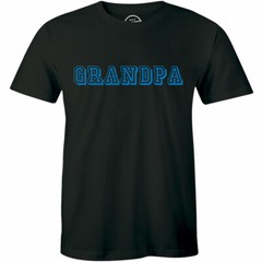 Grandpa Blue Printed Father’s Day, Christmas. Birthday Gift Top T-Shirt for Men
