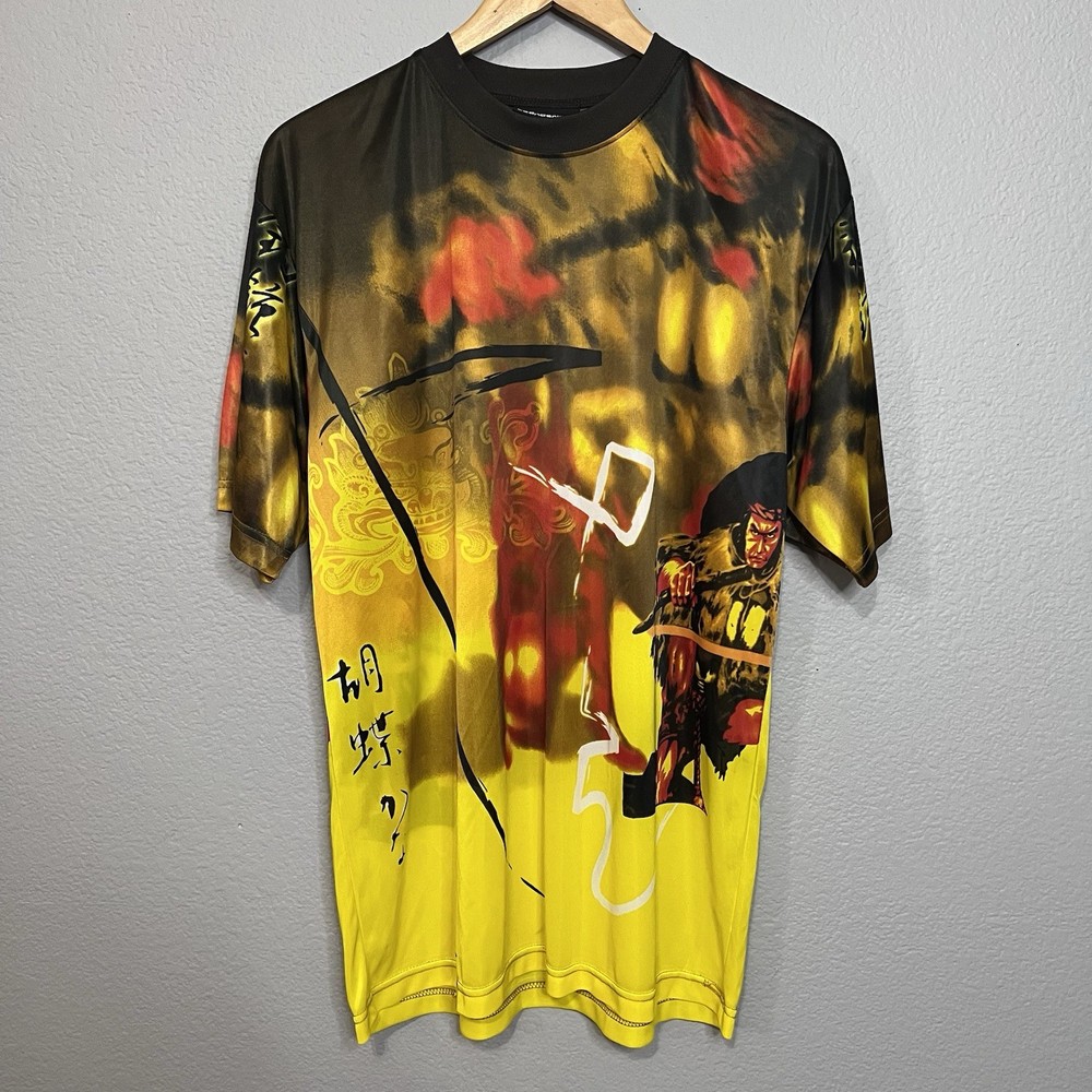Vintage 90’s no boundaries samurai warrior flames athletic T-shirt men’s medium