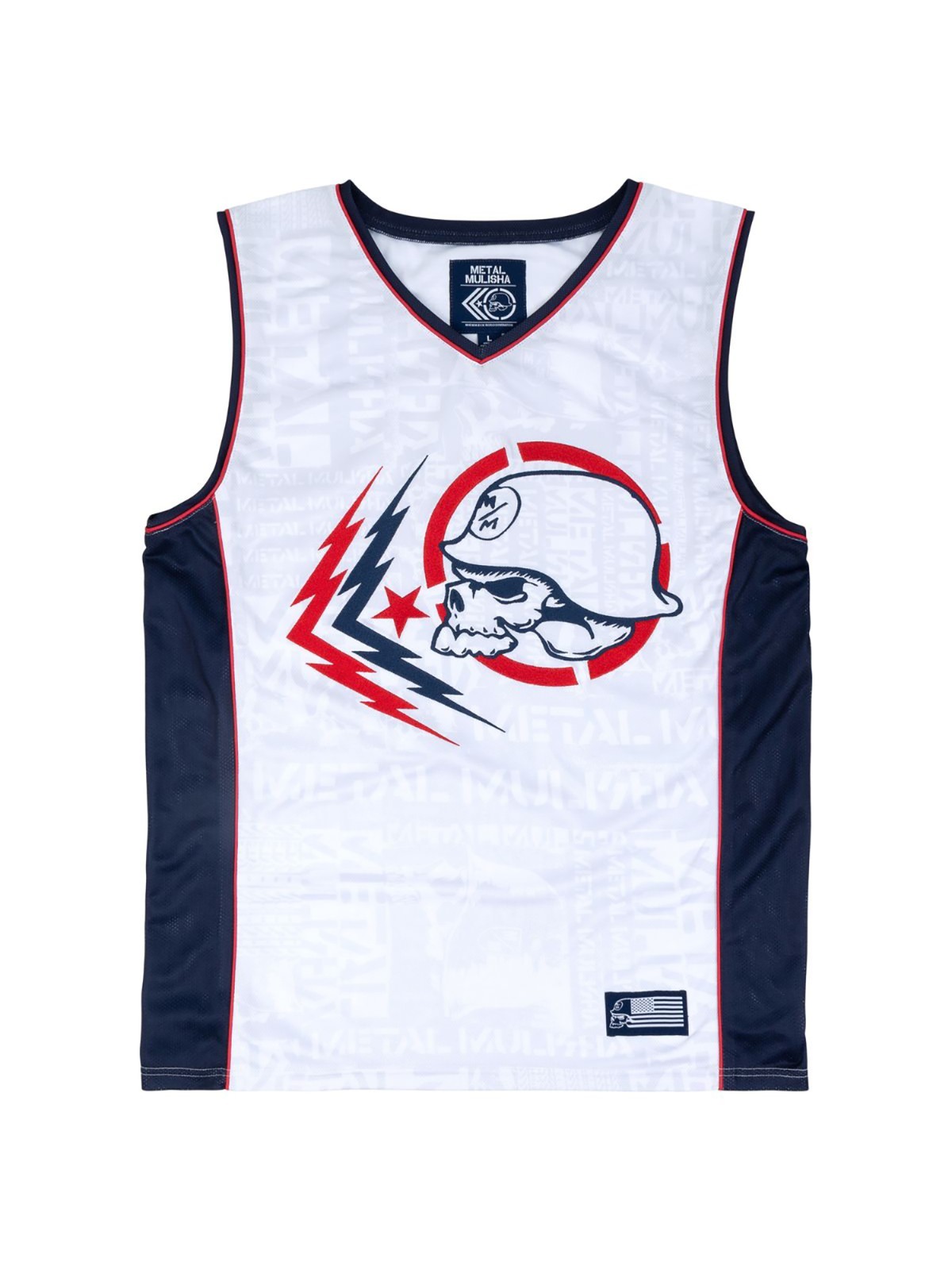 Metal Mulisha Men’s Ghost All Over Jersey Tank Top FMX MX Motocross Skull Logo
