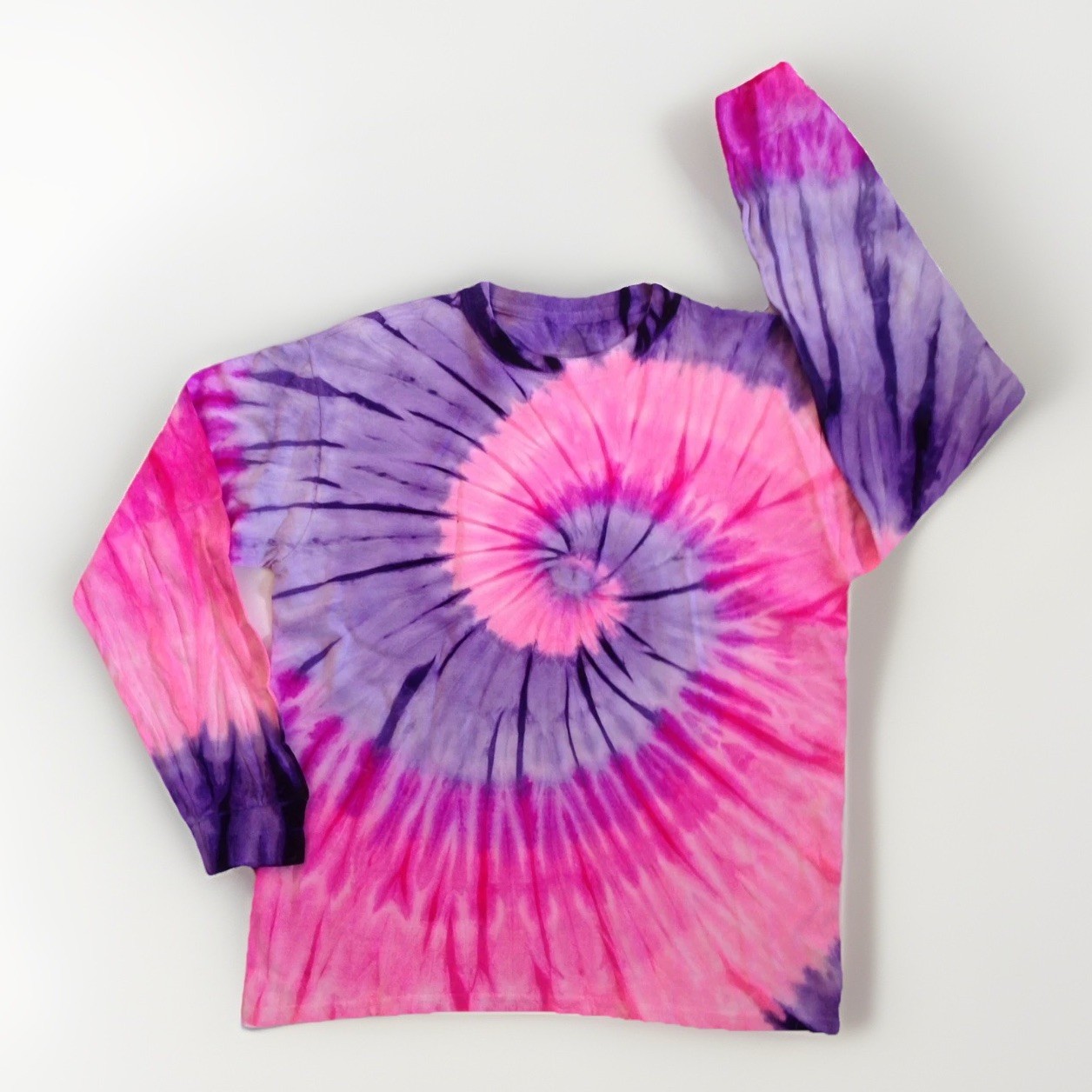 *New* 2XL - Sm Handmade Tie Dye, Pink Violet, Crew or V-Neck gallery