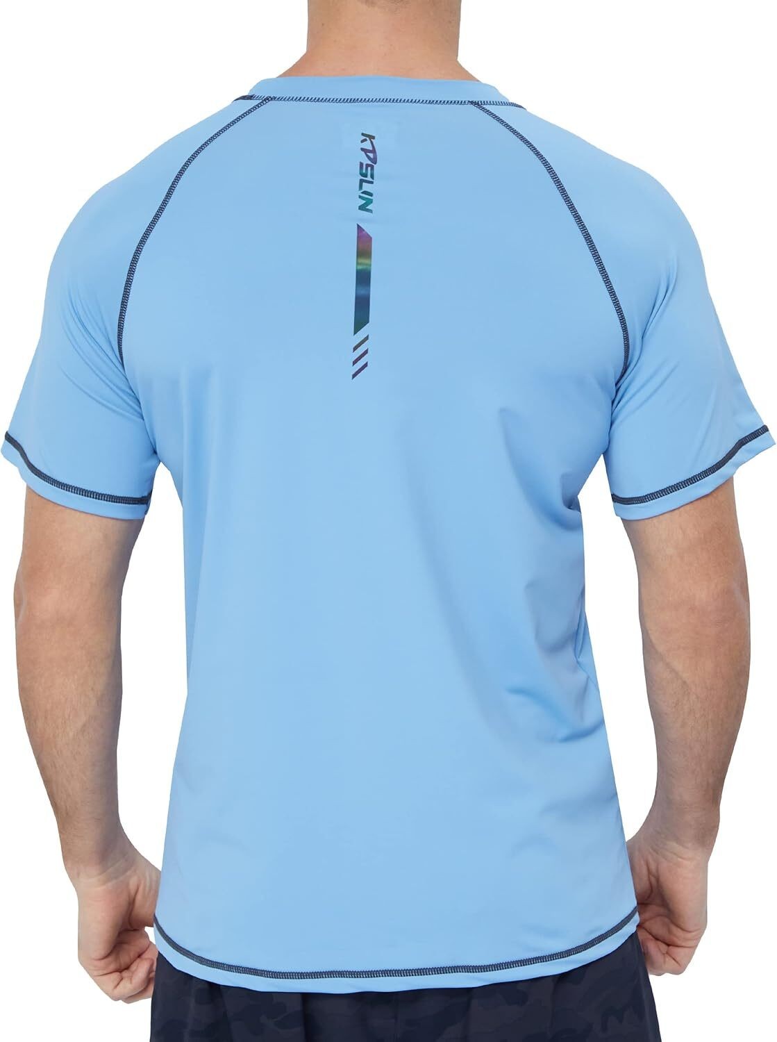 Men's UPF 50+ Quick Dry Rash Guard Swim Shirt for Beach Fishing Outdoor Sports gallery