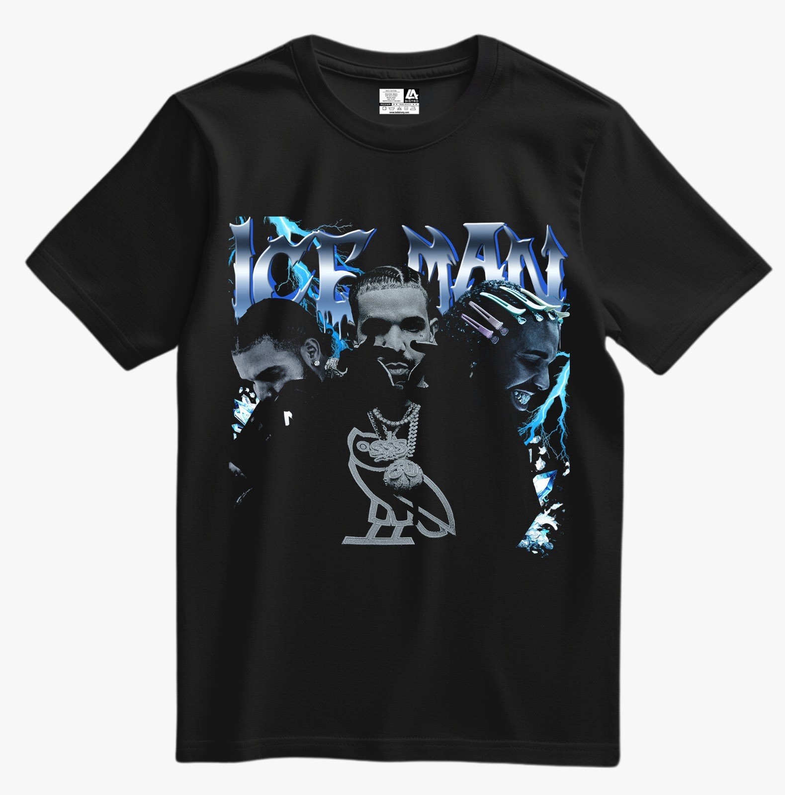 Custom Drake Graphic T-Shirt “ICEMAN” (ALL SIZES: S-2XL) gallery