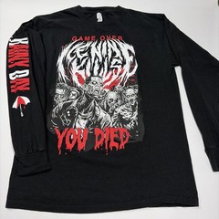 Ice Nine Kills Rainy Day Game Over You Died Long Sleeve Large T Shirt Band Merch