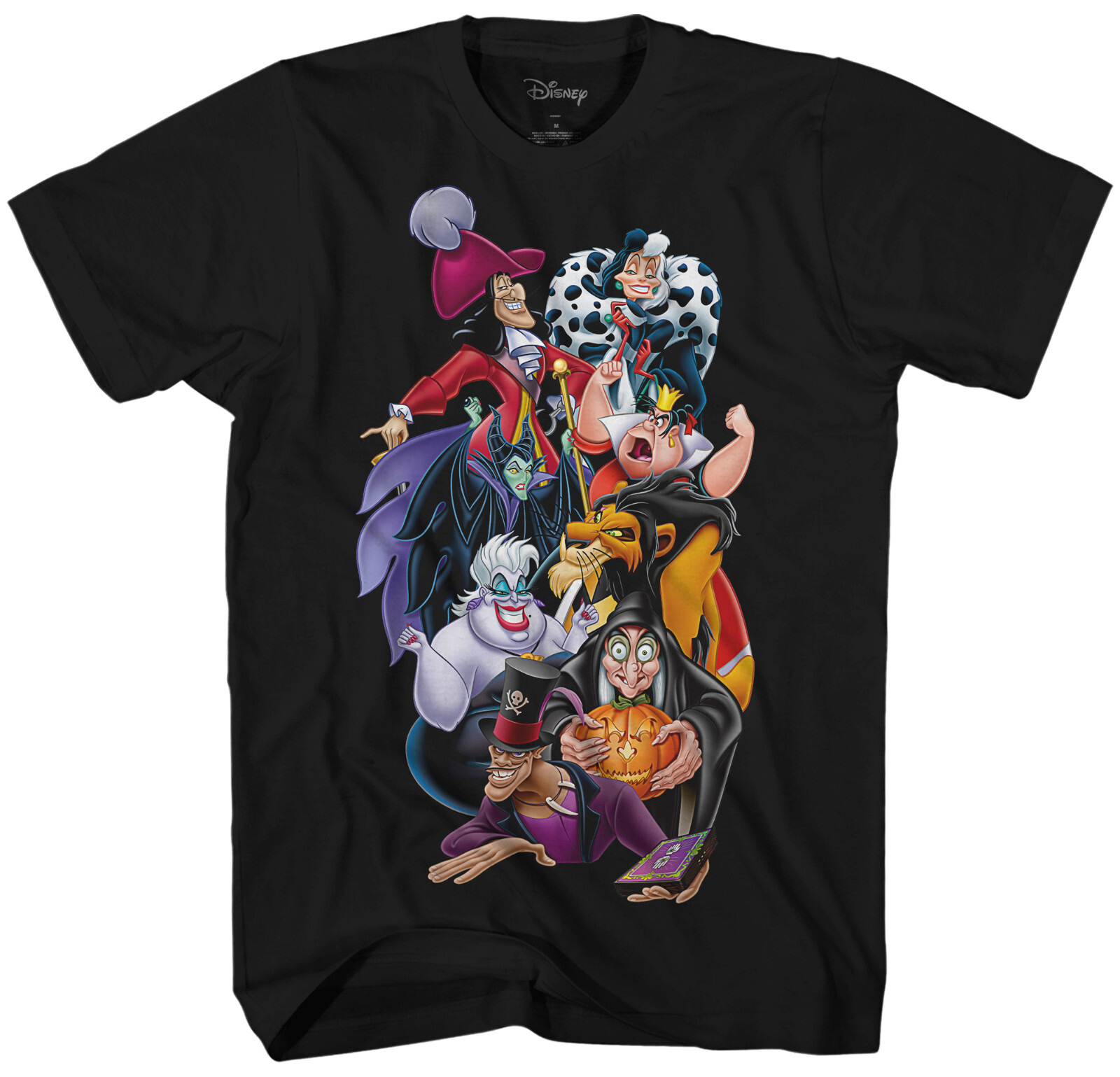 Disney Villains We Bad Black Men’s T-Shirt New