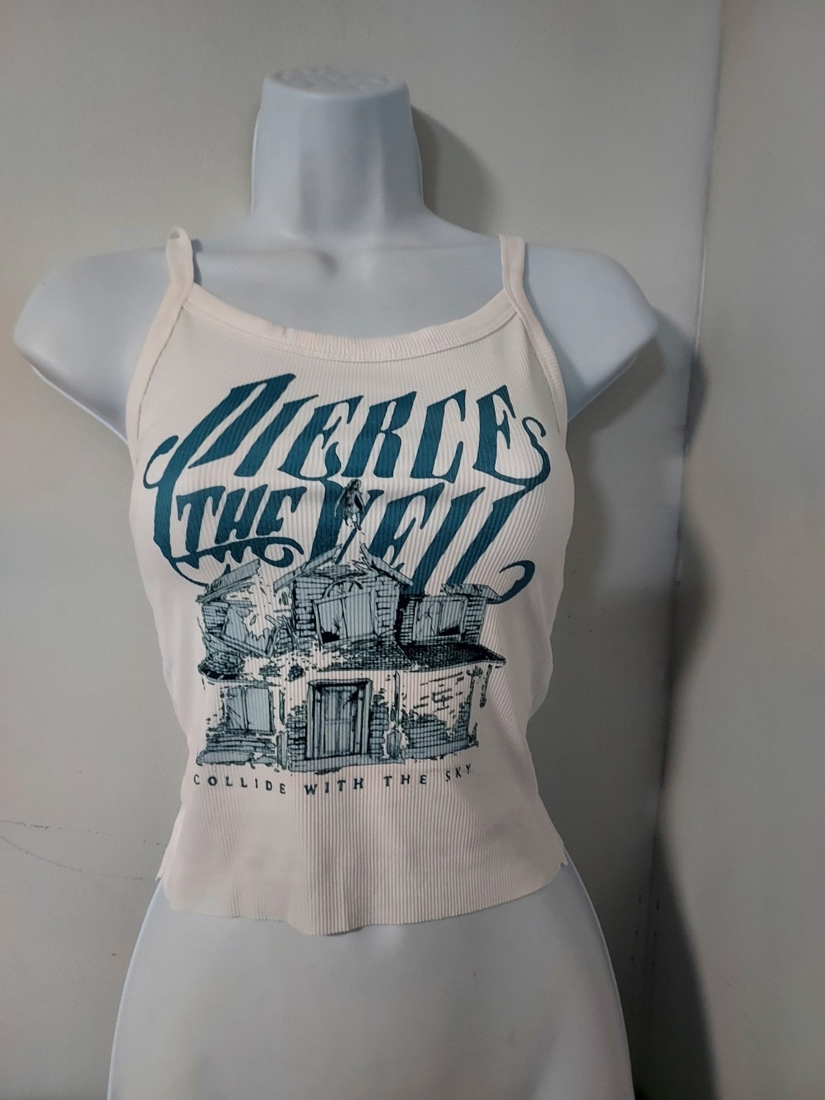Pierce the Veil misadventures tank top pierce the veil Crop Top Ptv Shirt Collid