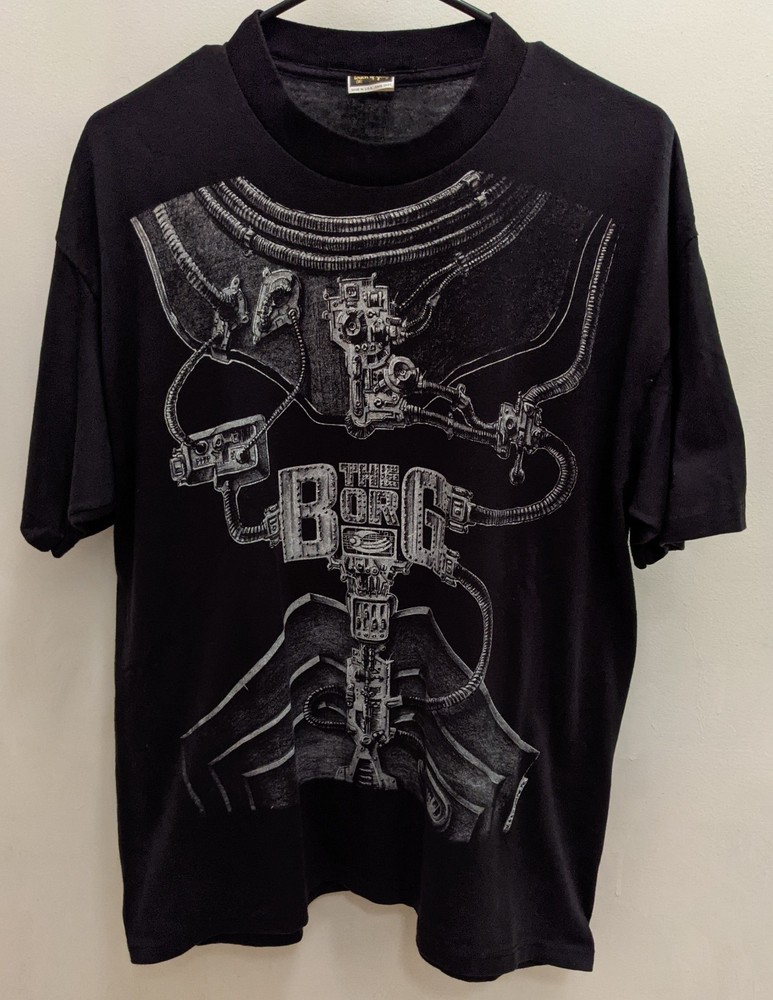 Vintage 1992 Star Trek The Next Generation Borg Movie Tv Shirt 90s