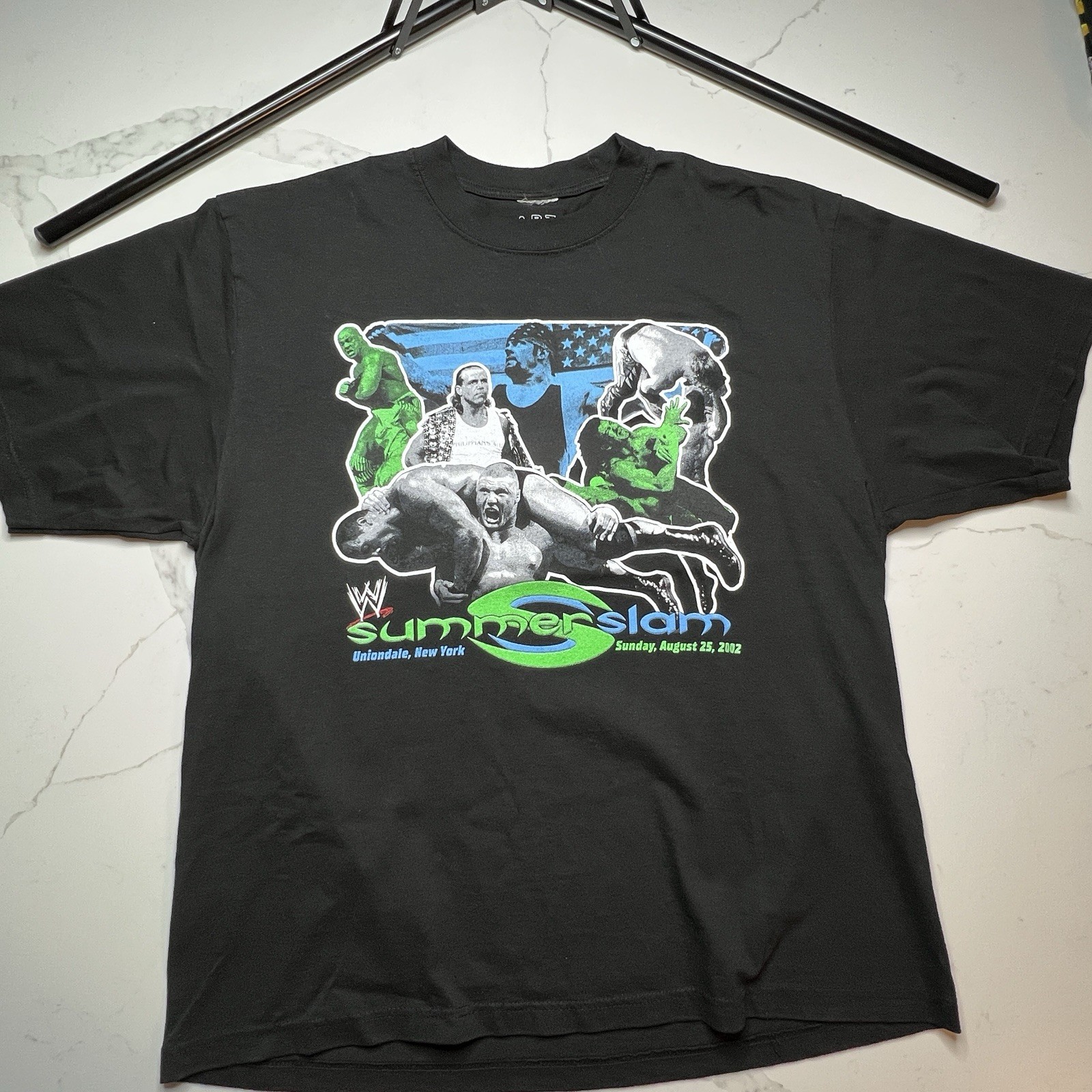 WWE 2002 Summerslam Garment Dye Shirt Size XL
