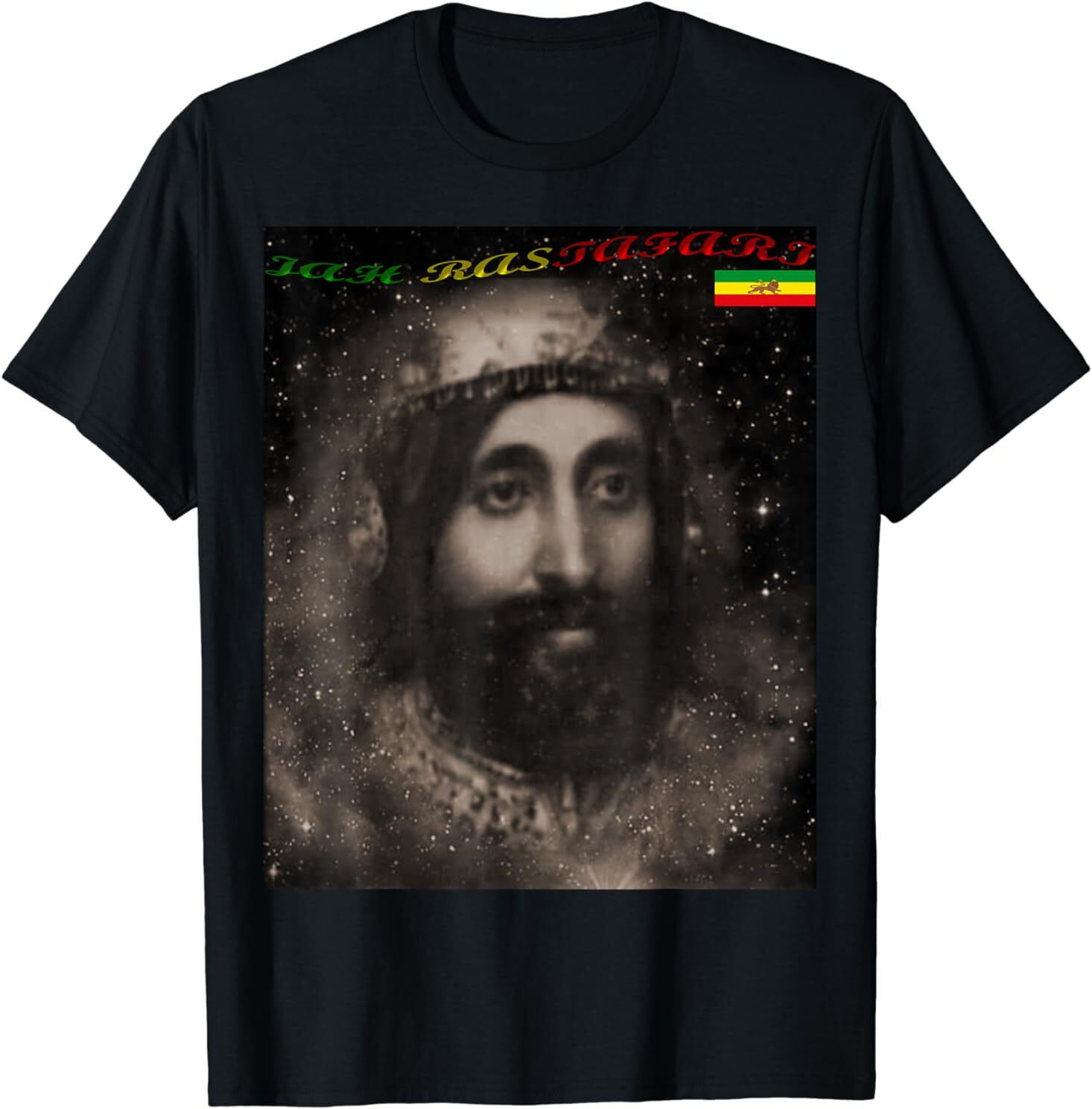 NEW LIMITED Ethiopia Flag,Jah Rastafari,King Selassie I,Ethiopia T-Shirt S-3XL