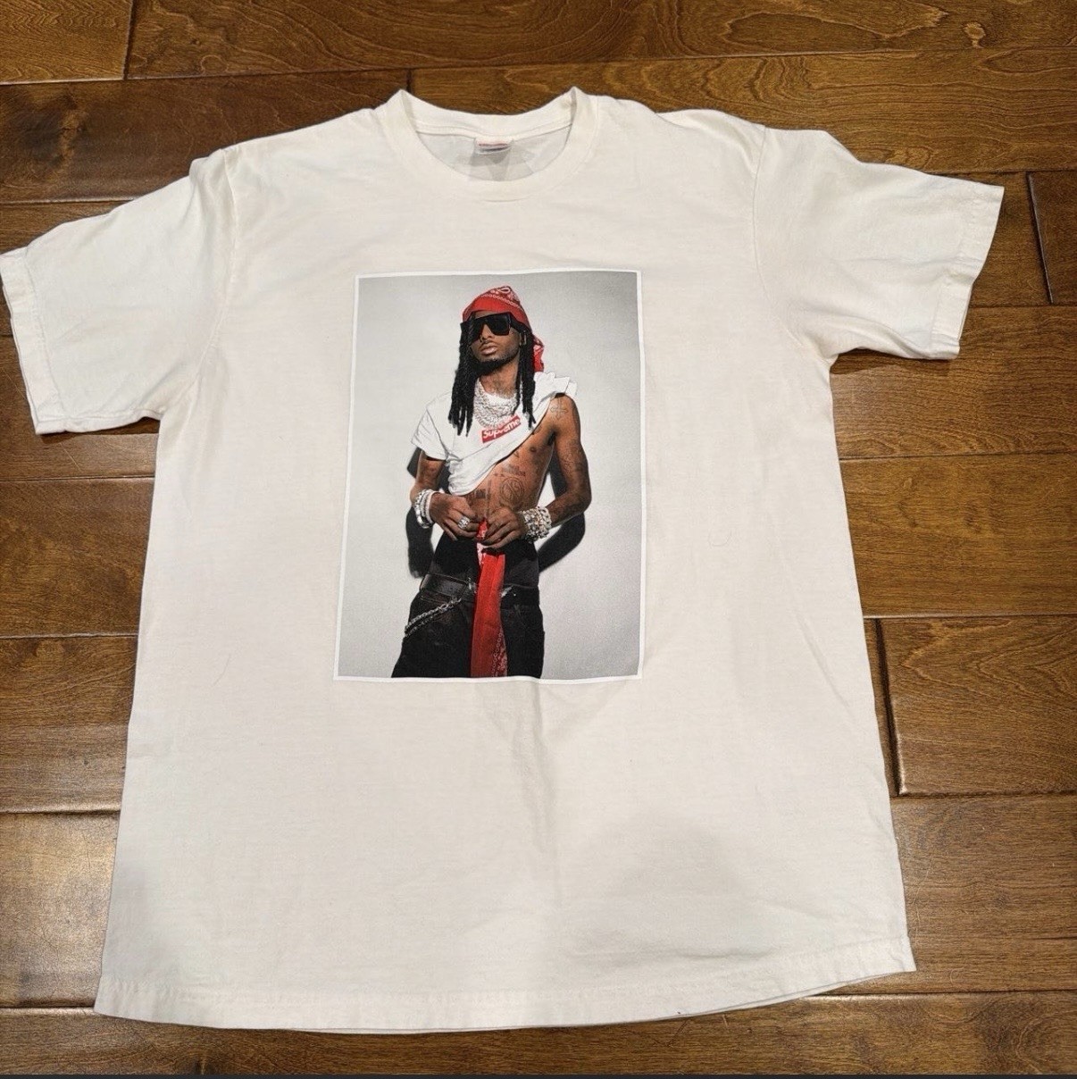 Supreme Men’s White Playboi Carti Tee M