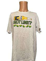 Mens Corona Extra GOT LIME? White Shirt Size Medium