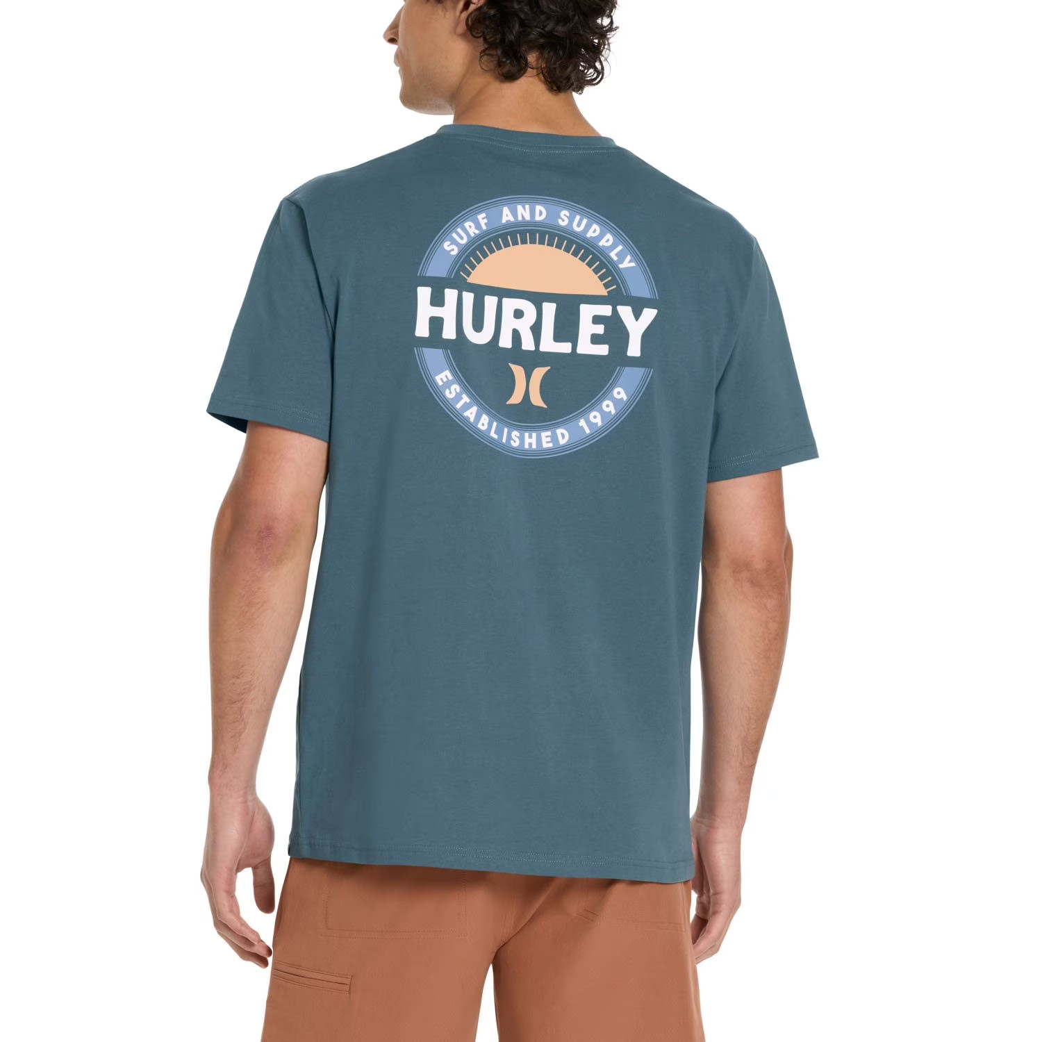 Hurley Men's Graphic Tee Size Large Blue gallery