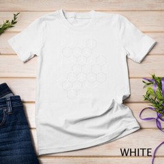 Hexagon Pattern Mathematics Science Graphic Design Light T-Shirt Unisex T-shirt