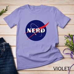Funny NASA Nerd Logo Parody Science Astronomy Astronaut Unisex T-shirt