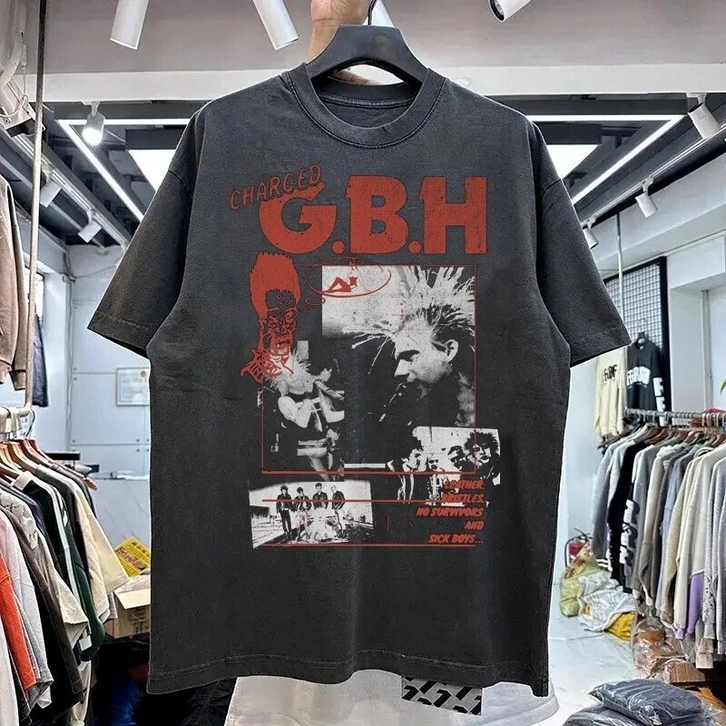 GBH - Montage Poster Reprint Black T shirt Heavy Cotton Tee Vtg S-5XL gallery