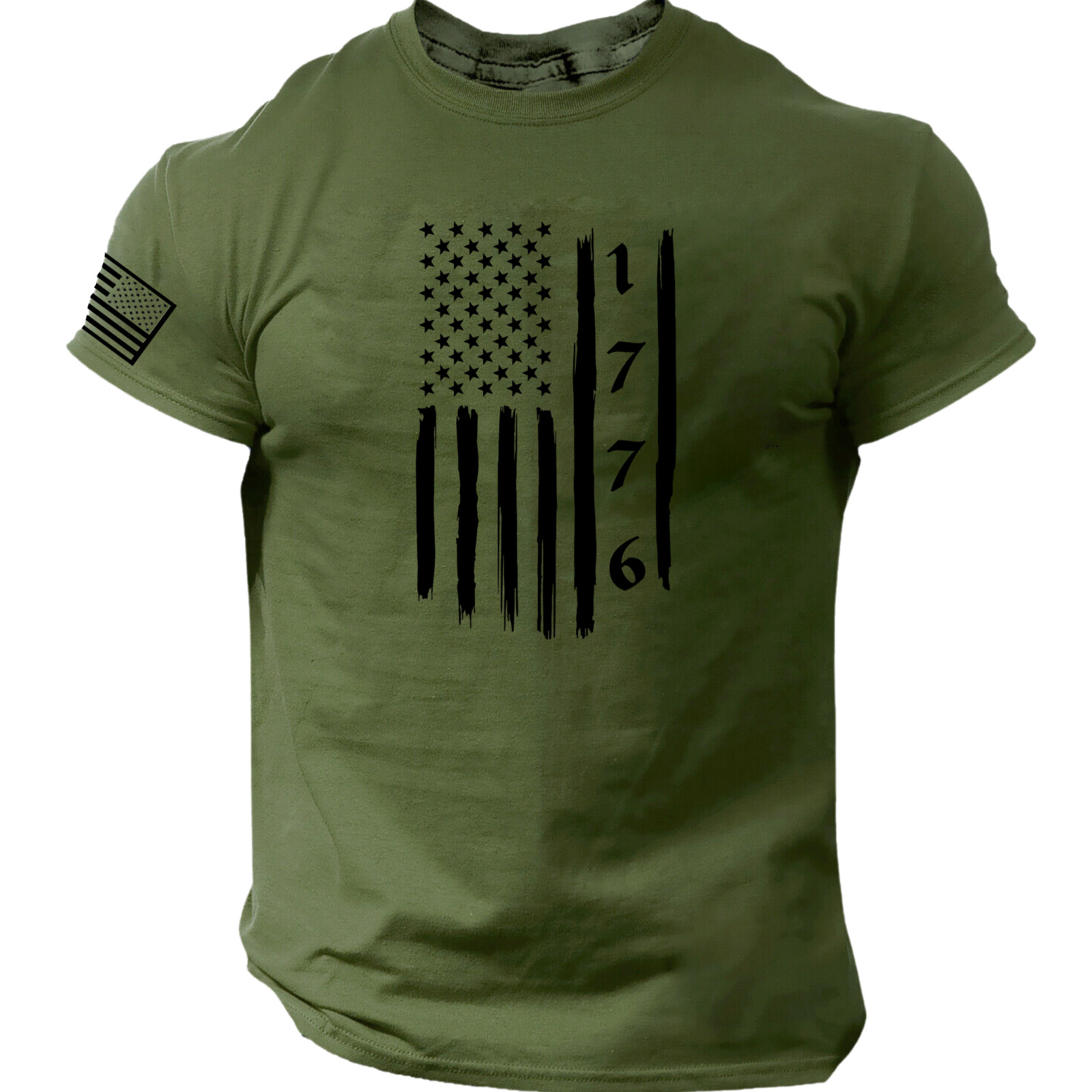 1776 American Flag Shirt, Patriotic, America, USA, Veteran, Military, Historic gallery