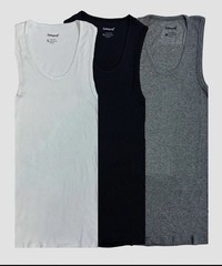 Men 100% Cotton Tank Tops Value 6-Pack Breathable Undershirts Gym Everyday Wear!