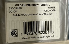 Gildan Men’s 10 Pack Short Sleeve Crew T-Shirt Tag-Free White Size Small NEW