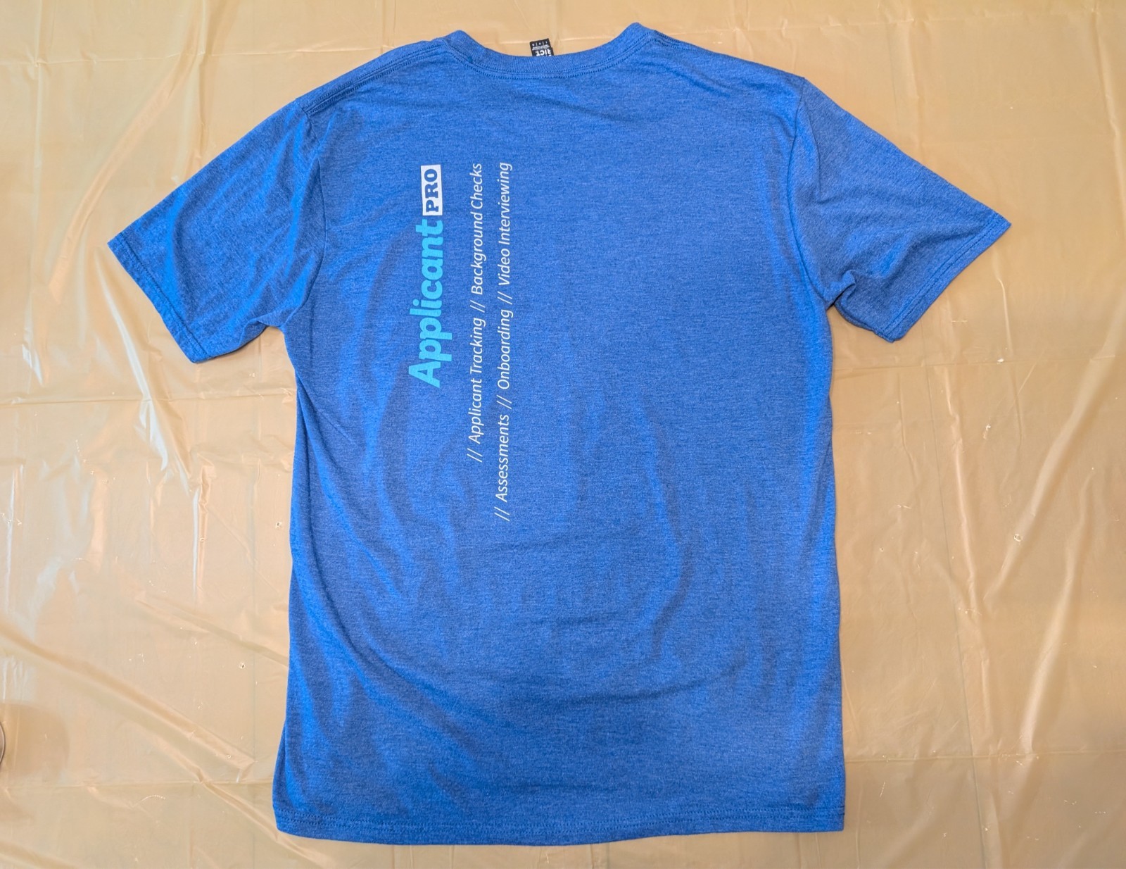 Human Resources T-Shirt Funny Large Blue ApplicantPro Perfect Tri gallery