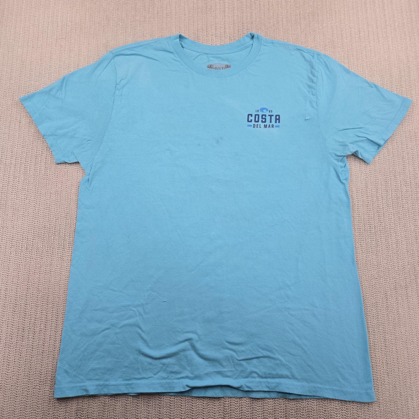 Costa Del Mar Shirt Mens XL Blue Logo Graphic See What’s Out There Tee