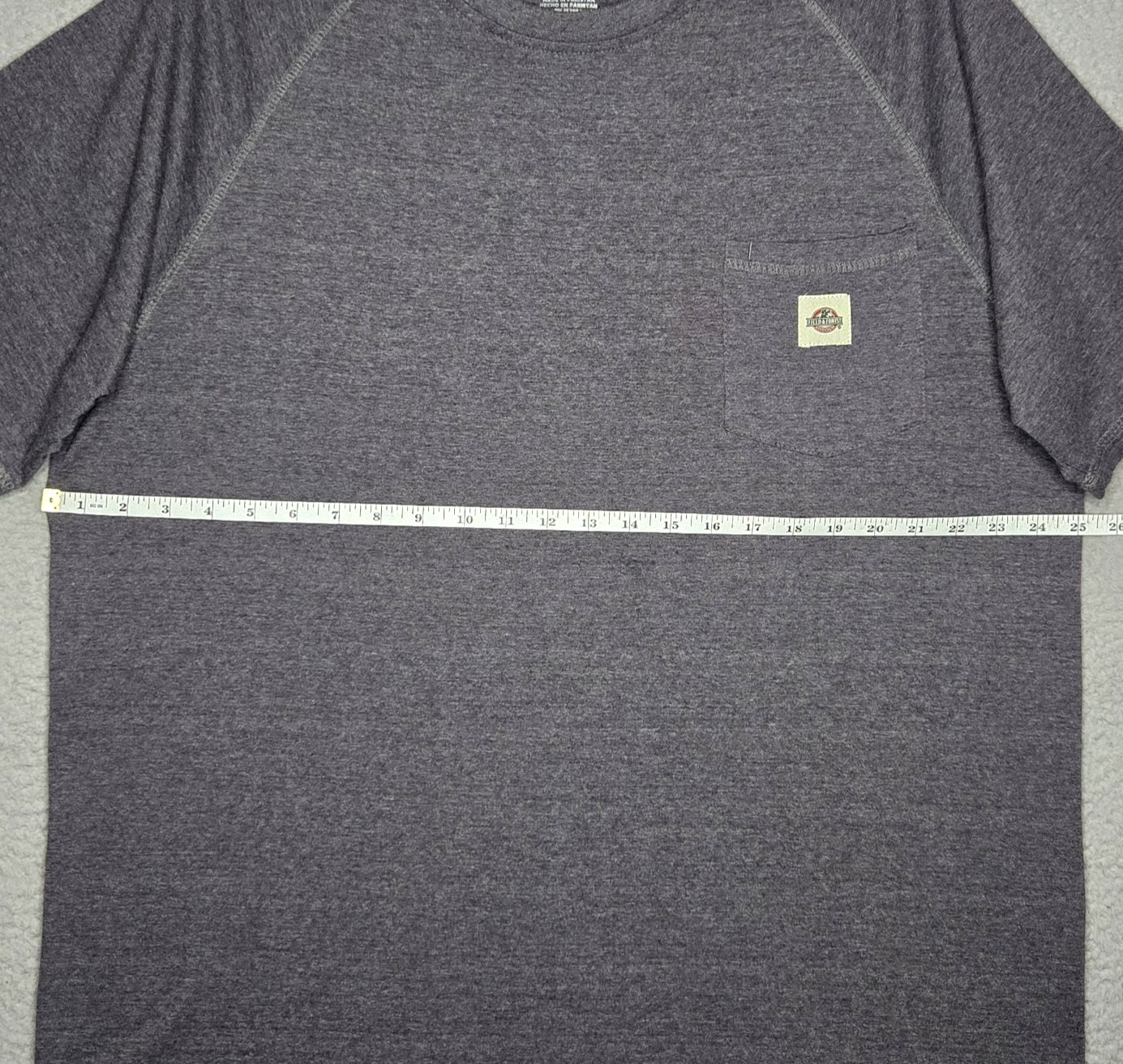 Field & Forest Outfitters T-Shirt with Pocket Men's 2XL - Crew Neck - Dark Gray gallery