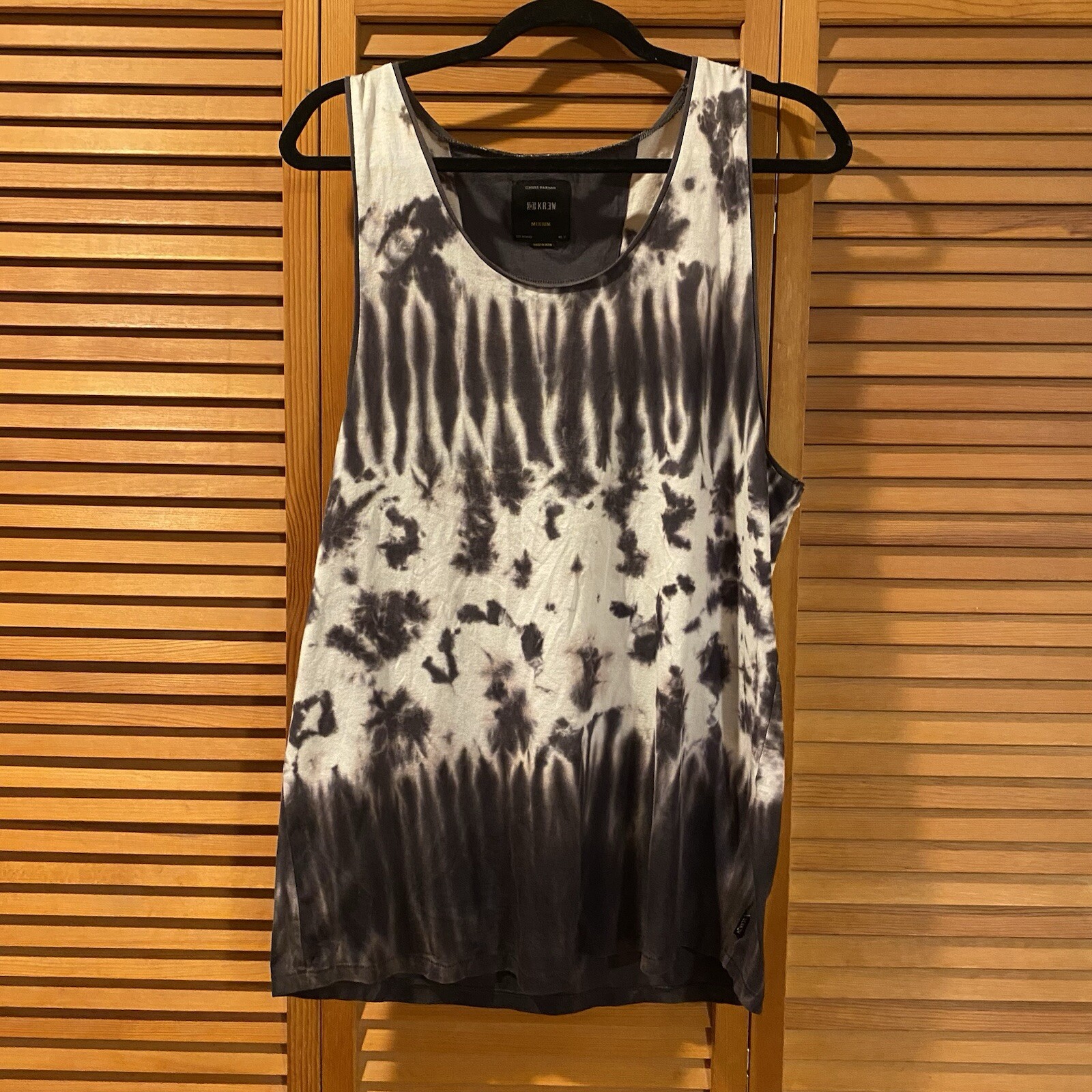 KREW KR3W Men’s M Medium Tie-dyed Tank Top gallery