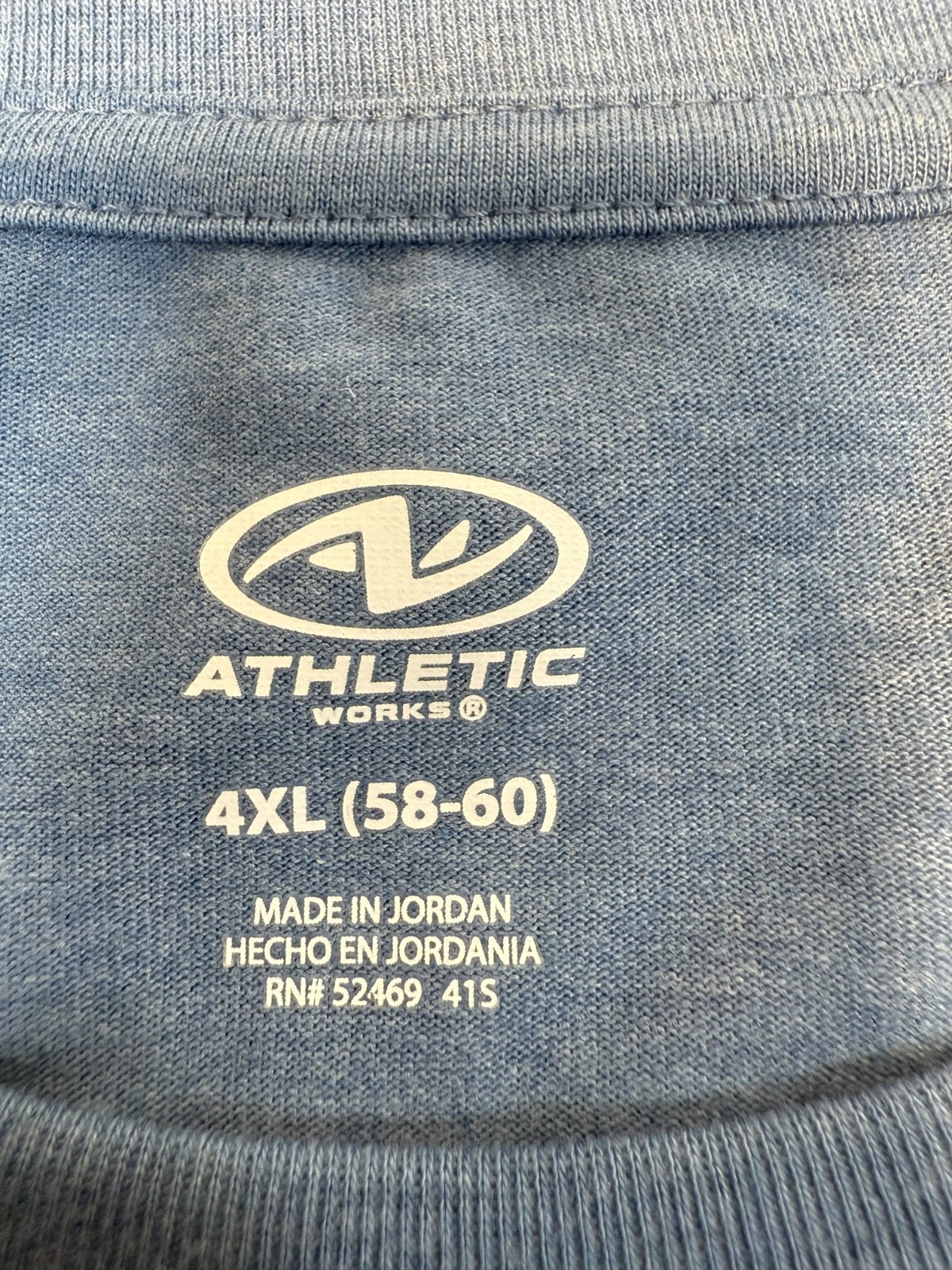 Men's Shirts, (New w/tags), Athletic Works, S/S Crew Neck Pocket Tee 4XL (58-60) gallery