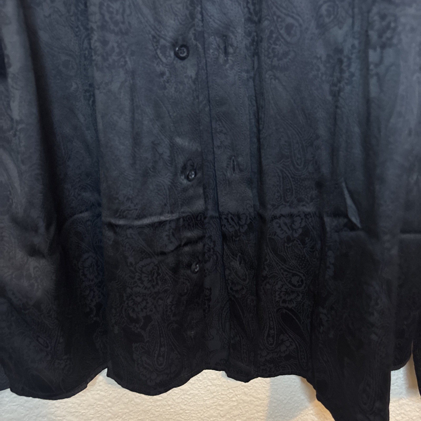 Guess Men’s regular fit Shirt Long Sleeves Paisley Print Allover Size XL gallery