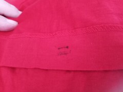 RARE ‘I Climbed The Great Wall’ Size 42 (Large) T-Shirt Red Cotton