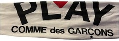 Play Comme Des Garcons Long Sleeve Tee Shirt Size XL Made In Japan White