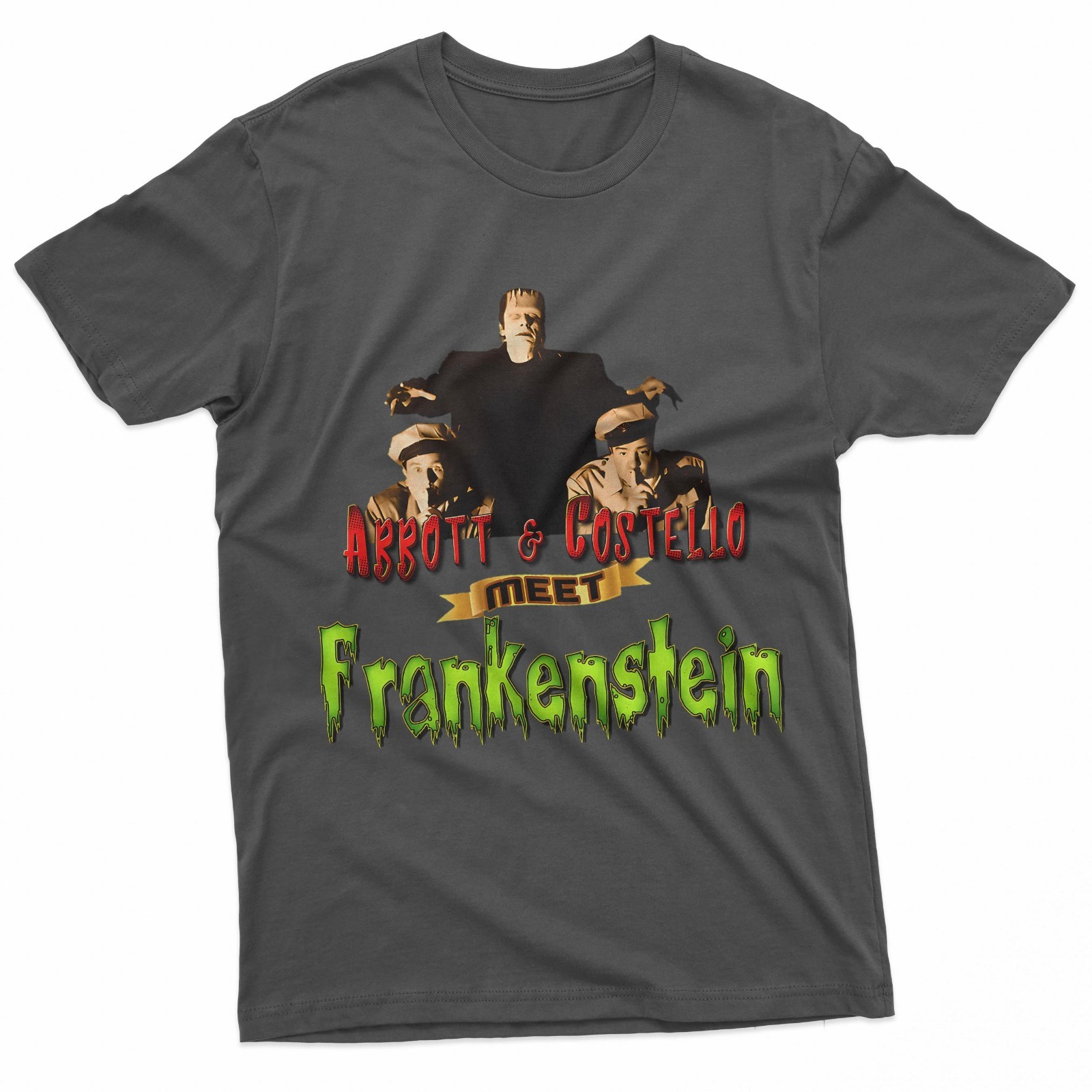 Abbott And Costello Meet Frankenstein Classic Horror Comedy T-Shirt gallery