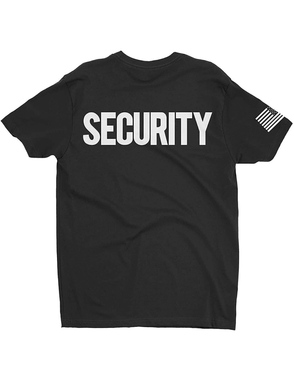 Security Guard T-Shirt Front & Back Flag Print School Church Wedding Events gallery