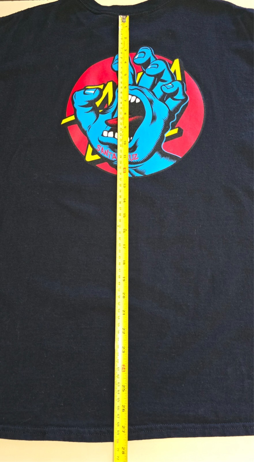 Santa Cruz Skateboards Screaming Hand Dot Graphic T-shirt XL Black Short Sleeve gallery