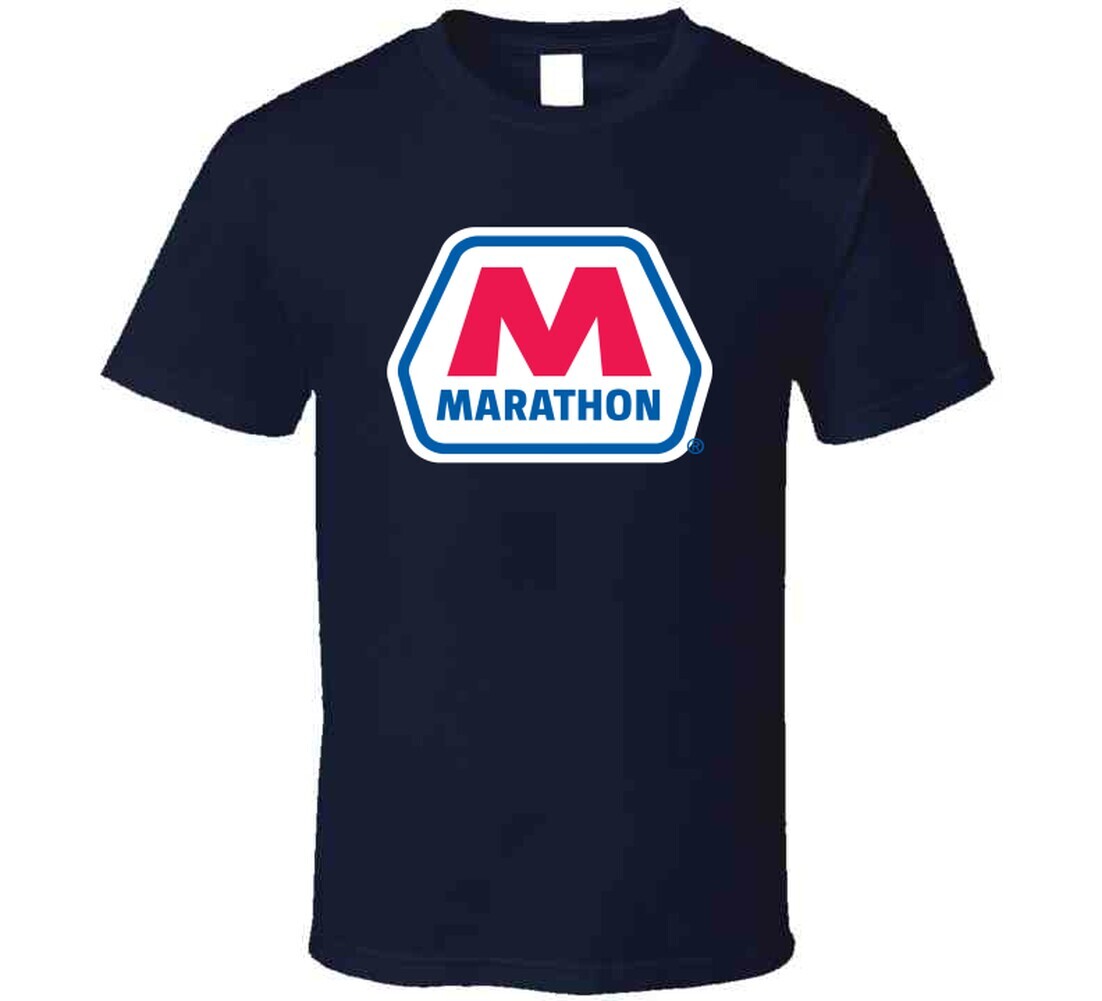 Marathon Tee Cool Gas Station Oil Trucking Driving T Shirt gallery