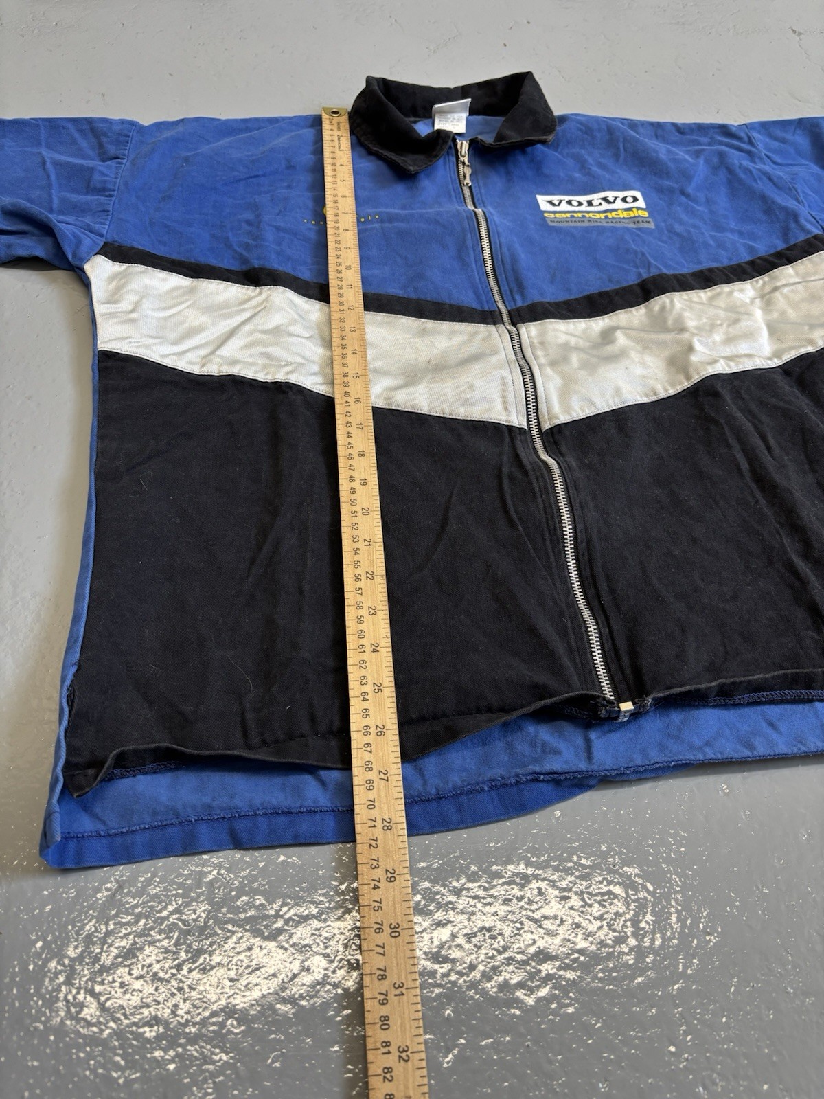 Vintage 90s Volvo Cannondale Mountain Bike Racing Teams Zip up Shirt Men’s Large gallery