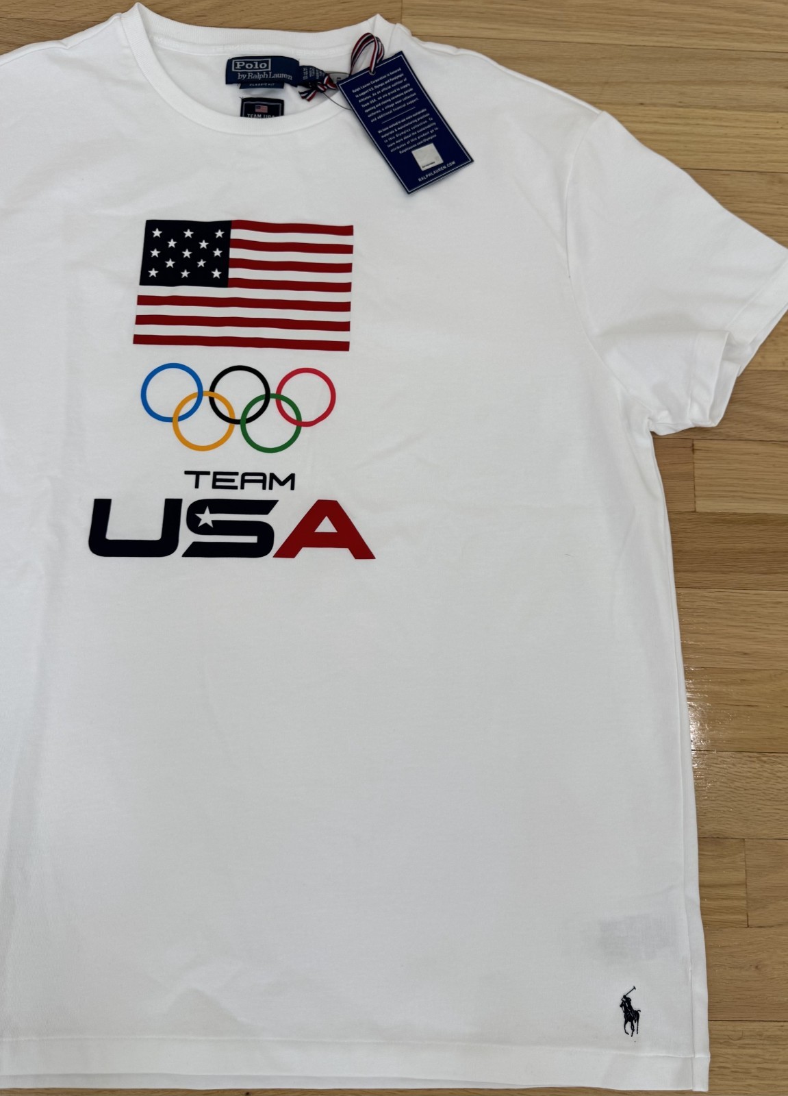 Polo Ralph Lauren Men's Olympic Graphic Team USA Flag Print T-Shirt White S-XL gallery