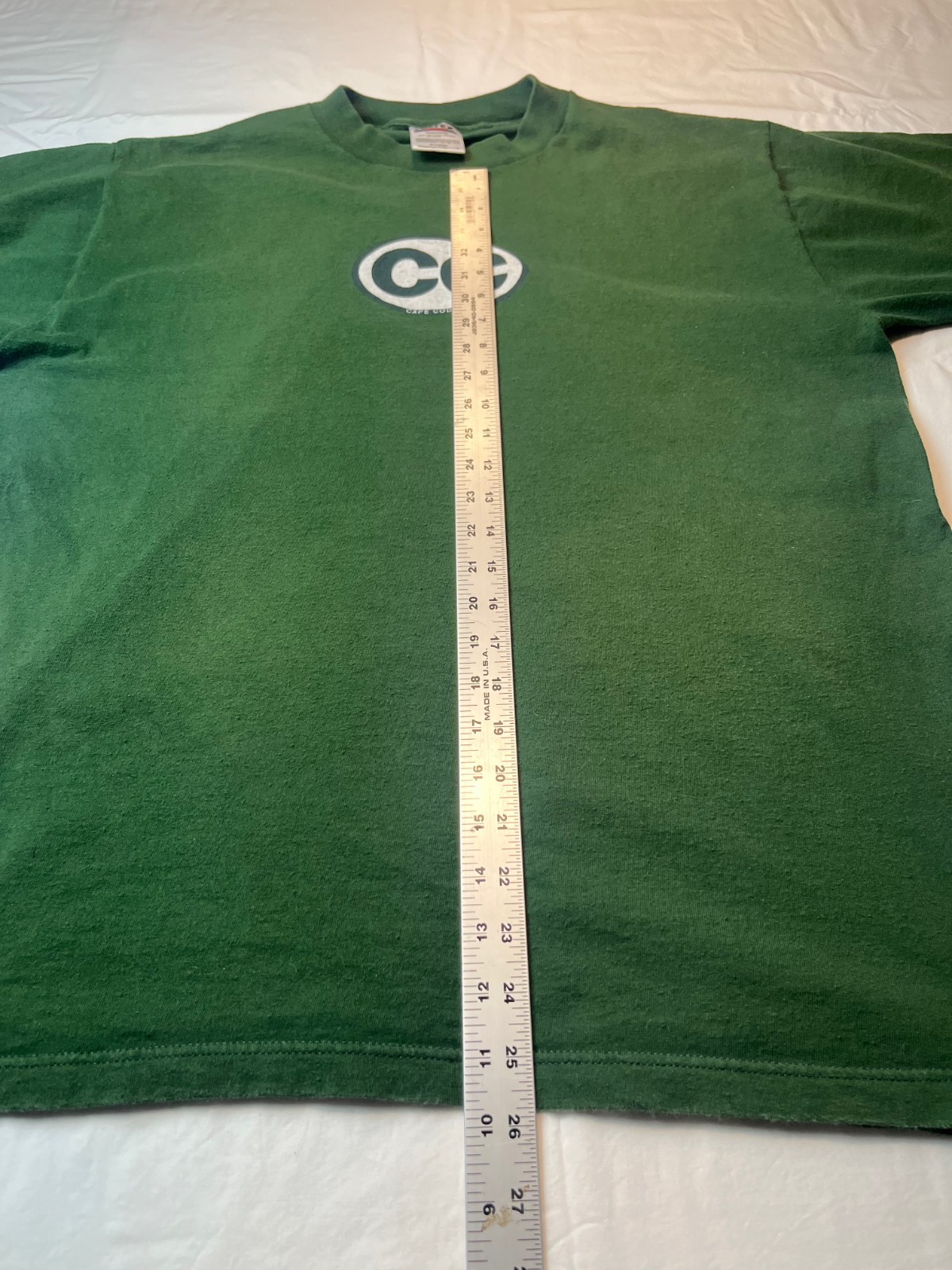 Vintage Cape Cod Massachusetts Tultex T-Shirt size XL - Y2K Green gallery