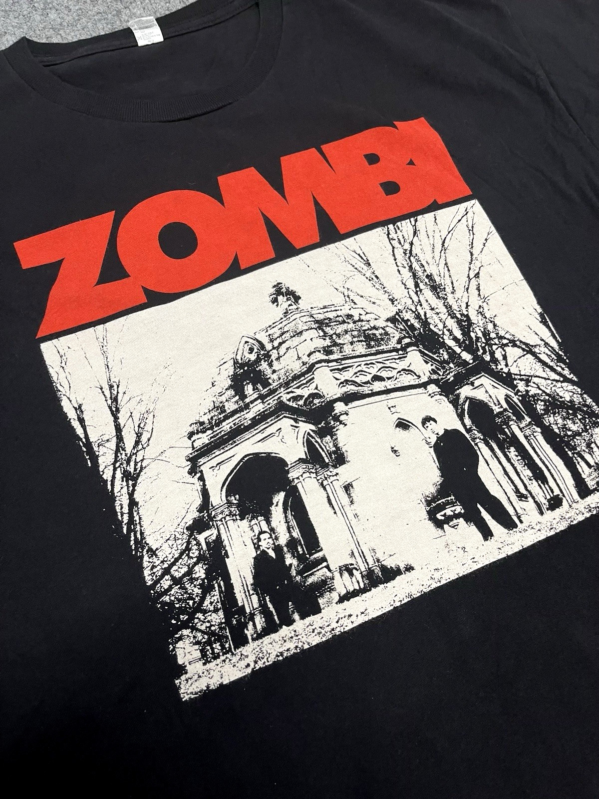 NOS Vintage Zombi Band T-Shirt Large Official Deadstock Record Store Stock Sz L gallery