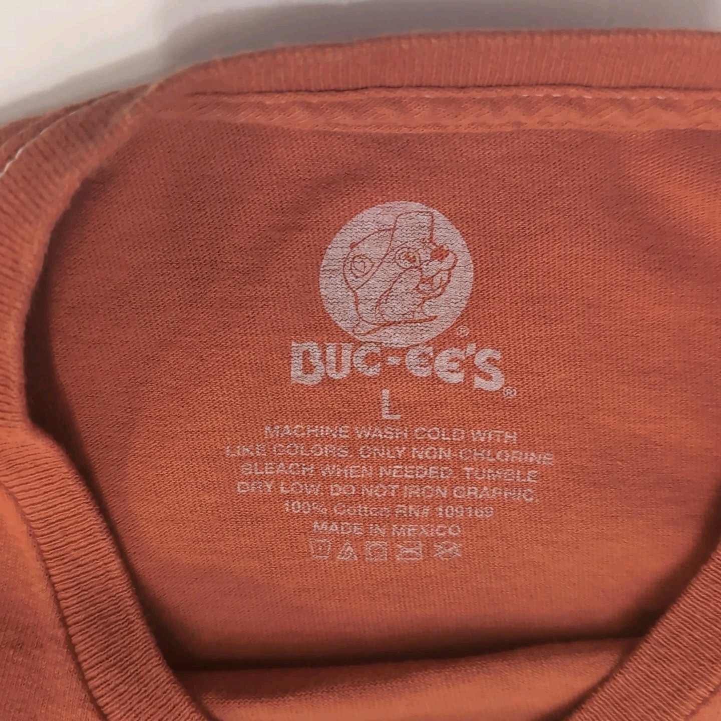 Buc-ees Texas T-shirt Sheriff Beaver Burnt Orange Lasso Western Shirt Size Large gallery