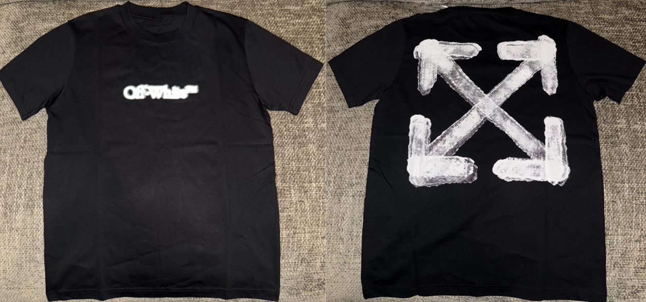 Off-White Spray Arrow Black Tee Men Women Trendy Style Reprint S-5XL gallery