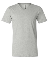 BELLA + CANVAS – Unisex Soft Jersey V-Neck Plain Short Sleeve T-Shirt Tee – 3005