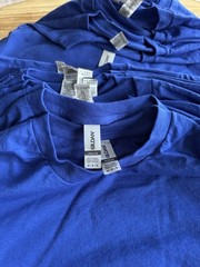 Gildan (24) Unisex Medium G800 Dryblend T-Shirt’s Royal Blue Short Sleeve NEW