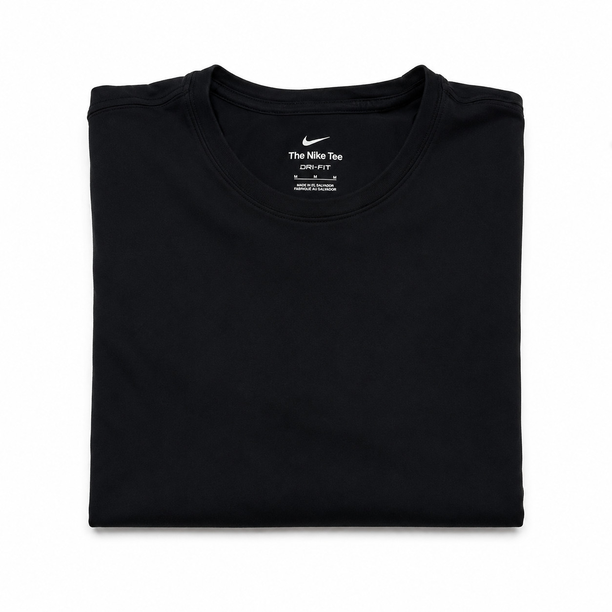 Nike Dri-FIT Men's Black Athletic T-Shirt Short Sleeve Performance Tee Size M gallery