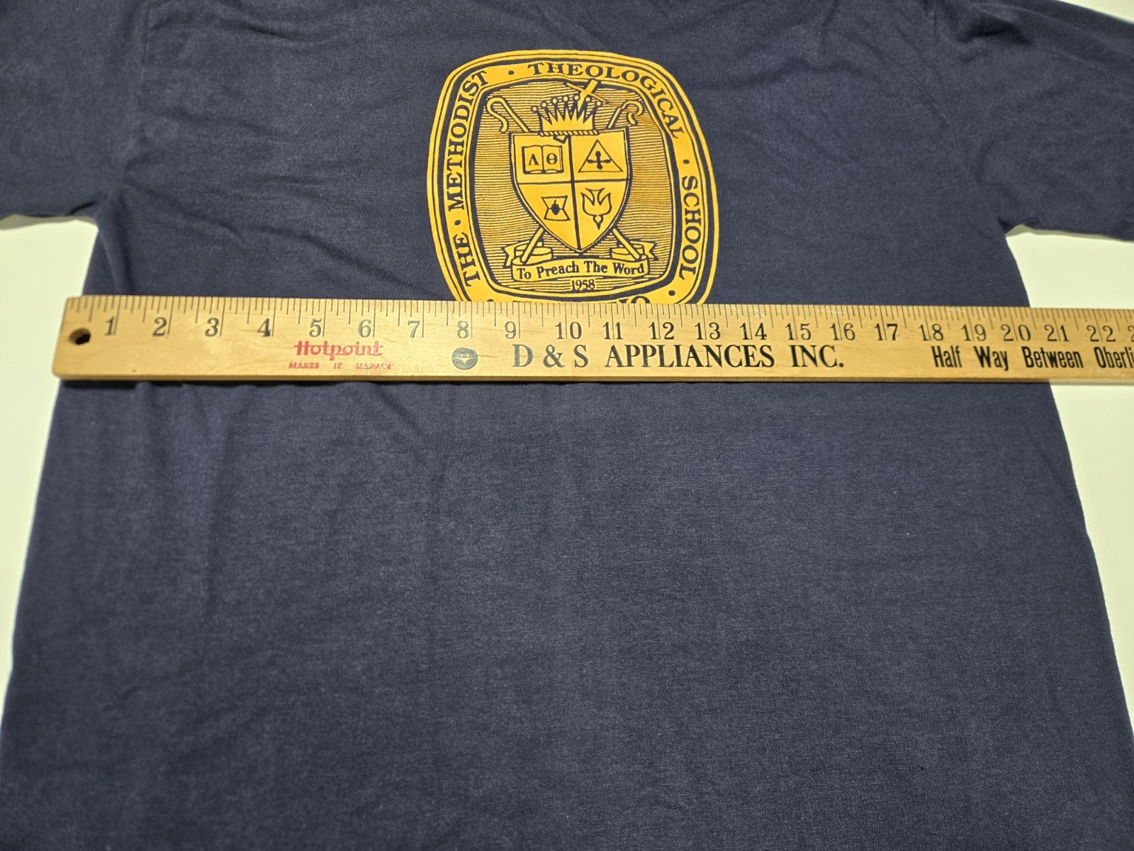 Vintage The Methodist Theological School Ohio XL T-Shirt 80s Single Stitch USA gallery