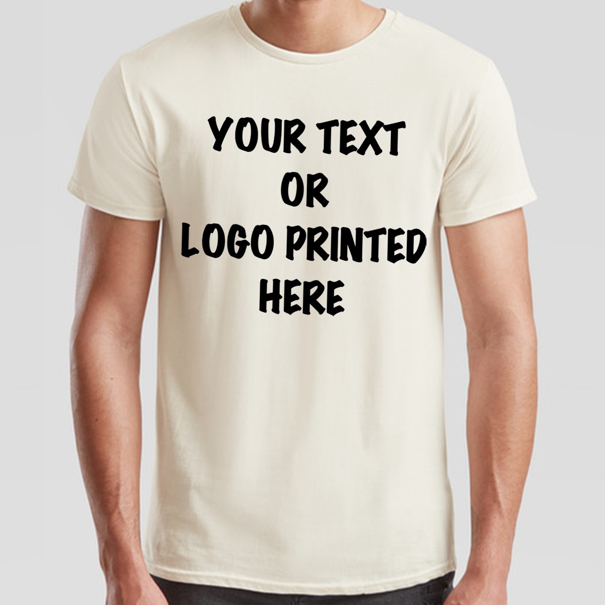 Personalised T Shirt Custom Printed T-Shirt Logo Text Printed Unisex Work Party gallery