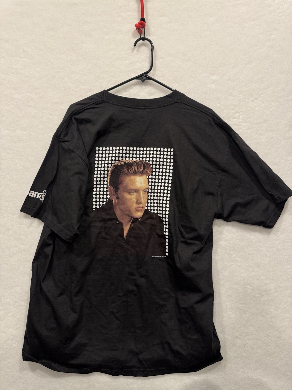 Y2K Elvis Presley Shirt Headshot On Back ELV1S On Front XL Harrahs gallery
